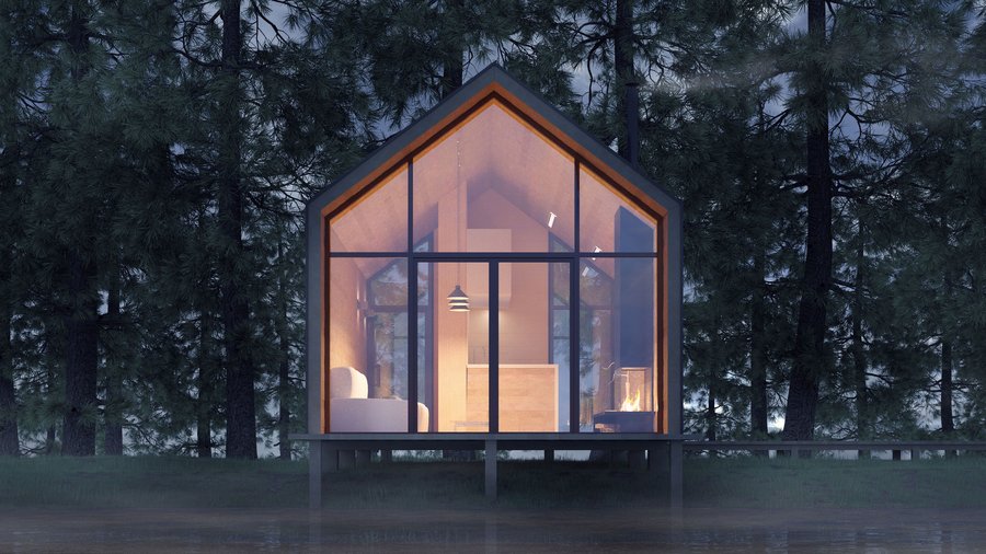 Günstig leben in einem Tiny House: Heizung und Lüftung lassen sich komplett über Strom abdecken. Foto: djd/Wärme+/ParamePrizma - stock.adobe.com