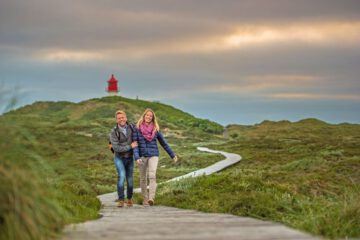 Im Herbst kann man die Idylle von Amrum und die abwechslungsreiche Landschaft mit allen Sinnen intensiv genießen. Foto: djd/Amrum/Oliver Franke